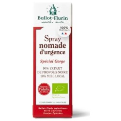 Nomadic emergenza spray gola speciale - Propoli e Miele Biologici