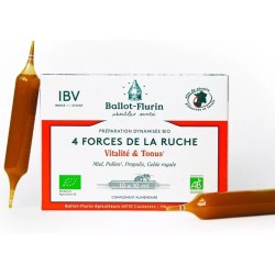 Préparation Dynamisée Bio 4 Forces de la Ruche - Gelée Royale, Propolis, Miel & Pollen