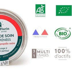 Baume de Soin des Pyrénées à l'Extrait de Propolis Noire - BALLOT-FLURIN