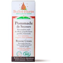 Pommade de Secours - Soin réparateur Bio - Miel et Propolis noire