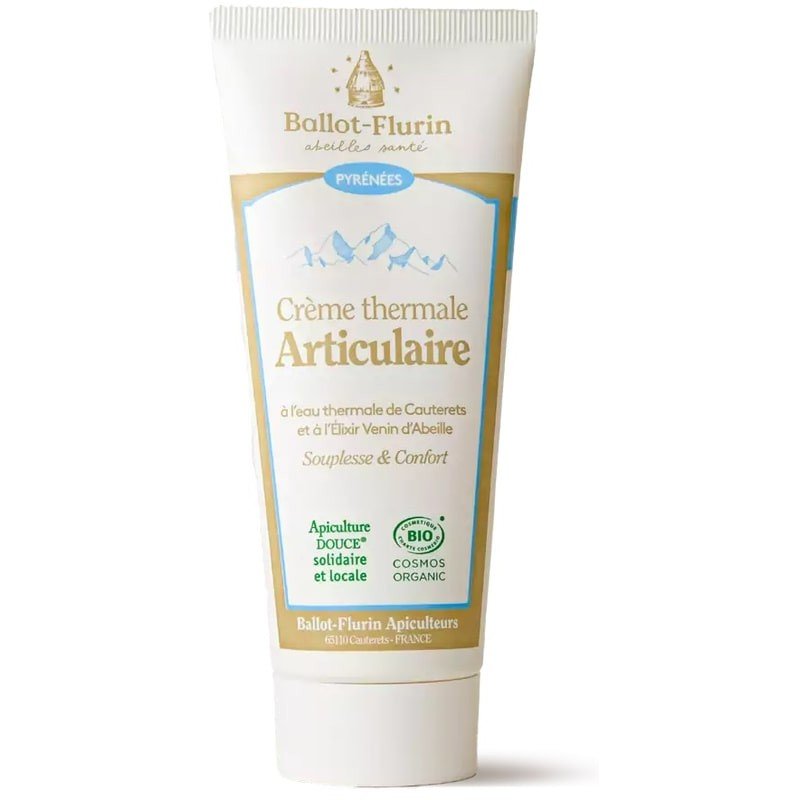 Crème Thermale Articulaire Bio pour articulations, muscles et tendons fatigués