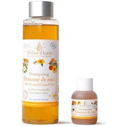 Gentle honey shampoo with raw organic mountain honey