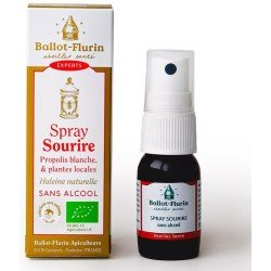 Mundspray mit weißer Propolis und Bio-Pflanzen für natürlichen Atem