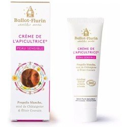 Crema Pieles Sensibles Bio con Propóleo Blanco, Miel y Elixir de Cría