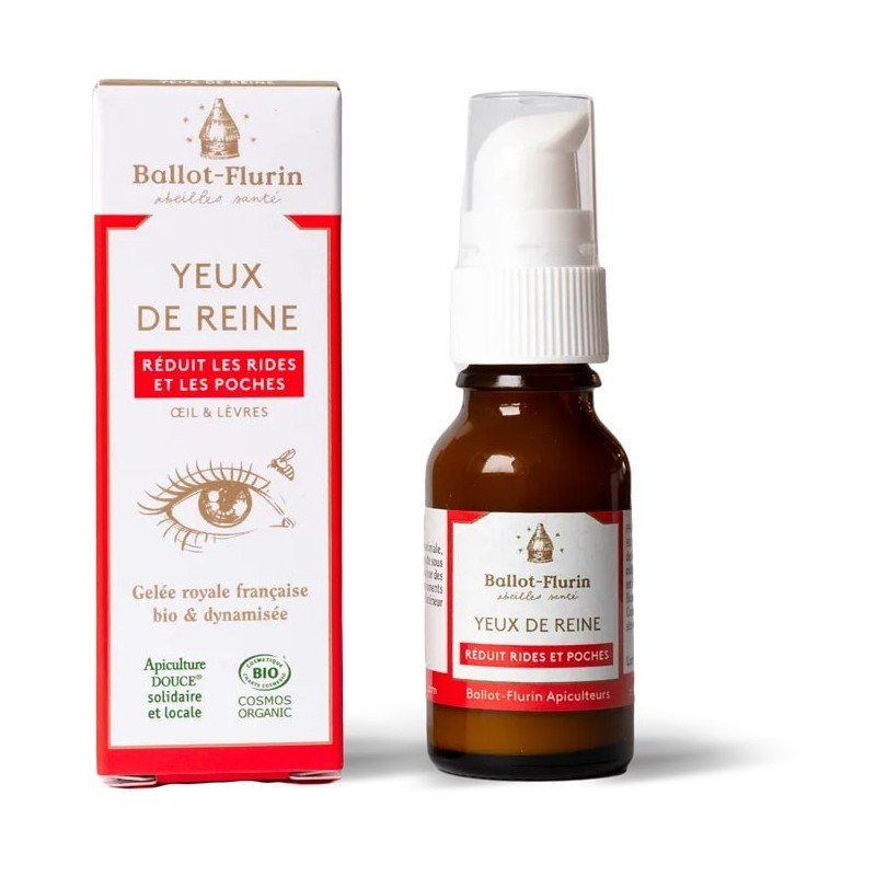 Crème Bio Yeux de Reine à la Gelée Royale - Réduit les rides et les poches