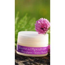 Baume de l'Apicultrice® Lèvres Magnifiques - Effet gloss satiné - À la cire d'abeille et miel