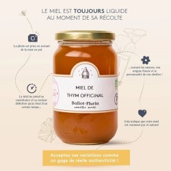 Organic Officinal Thyme Honey