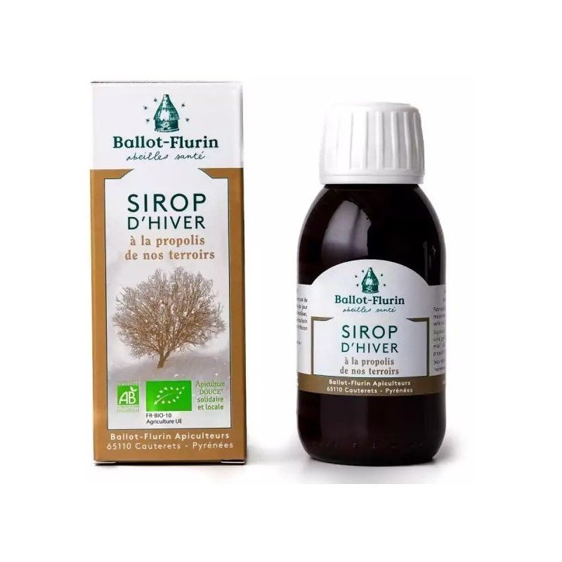 Sirop d'Hiver à la Propolis de nos Terroirs - Propolis et Miel BIO